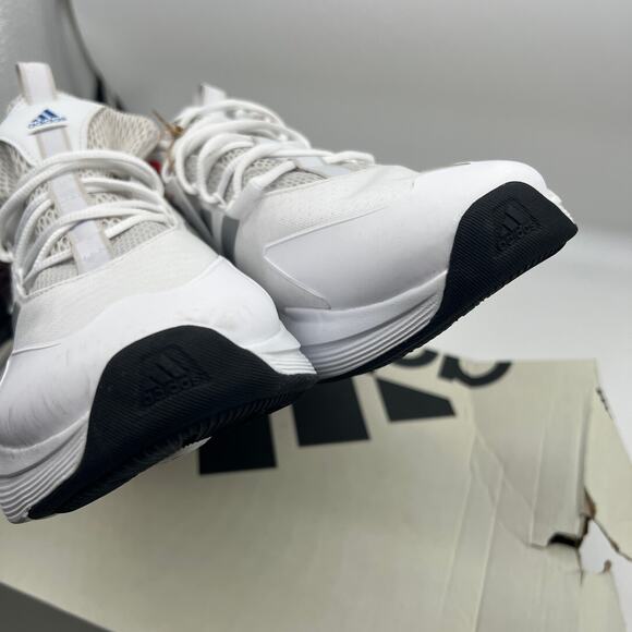 adidas White and Gray Athletic Shoes - Picture 12 of 16